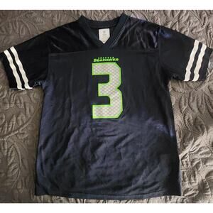 Seattle Seahawks Russell Wilson #3 Jersey Authentic‎ NFL Size Youth XL worn once